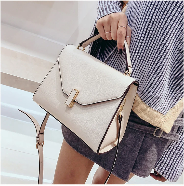 

New Fashion Solid Women Bags Small Size Girls Handbag Tote Ladies Casual Zipper 2018 Ladies Shoulder Bag Bolsa Drop Shipping