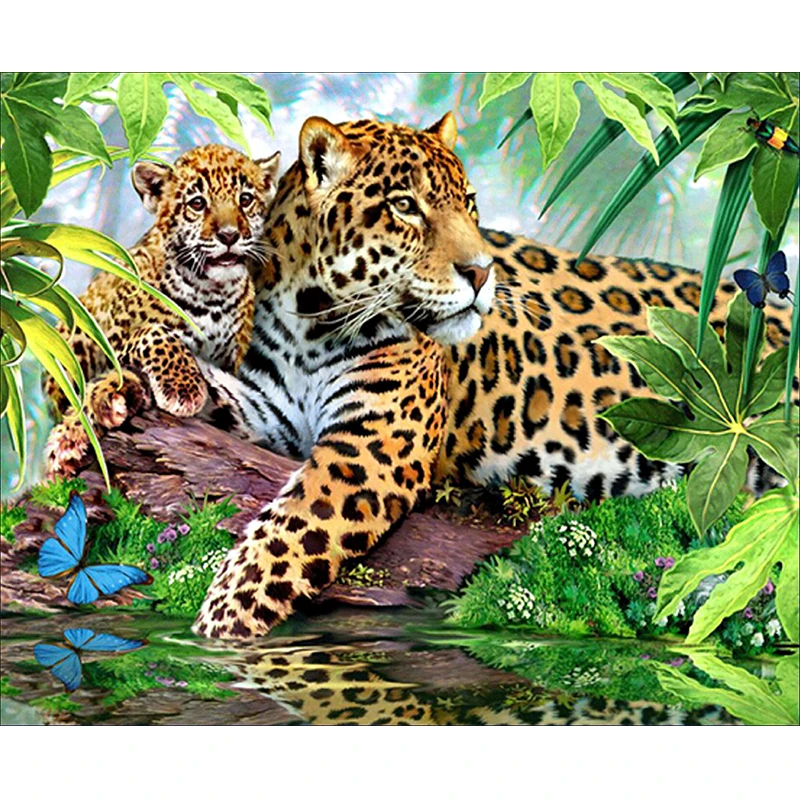 

Tiger picture 5D Diy diamond painting cross stitch diamond embroidery diamond mosaic Home Decor