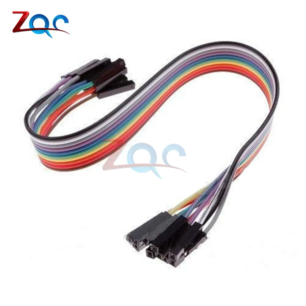 

10PCS 10 root dupont Wire Cables 2.54mm 20cm 1P-1P Female to female for Arduino