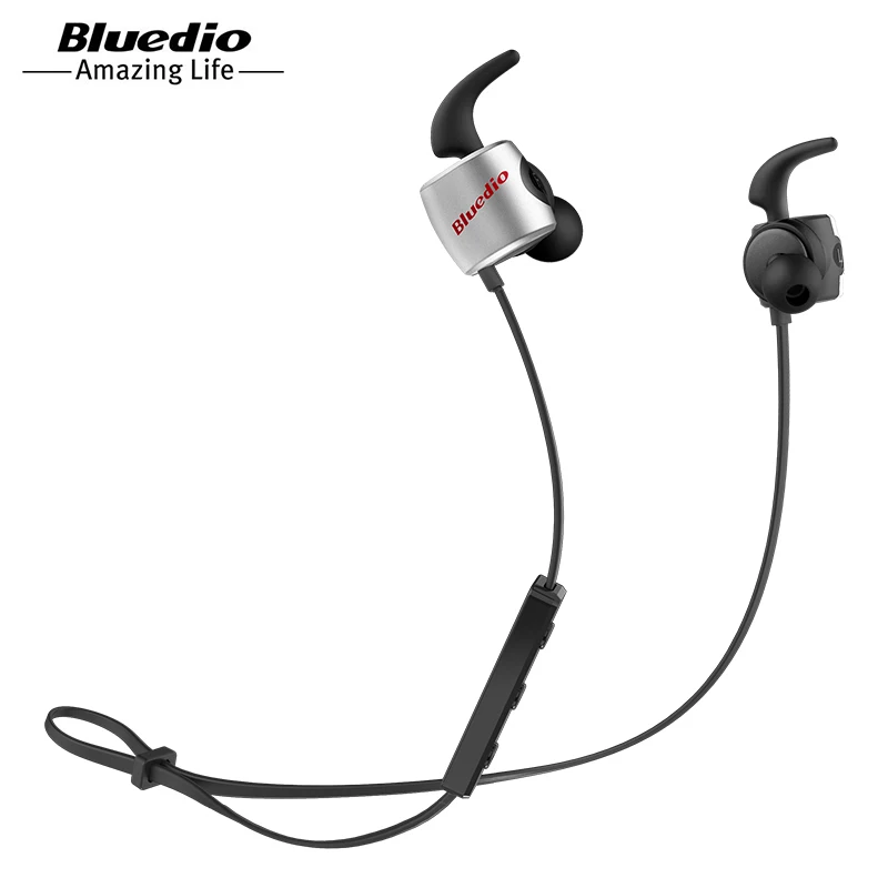 Bluedio TE Original Bluetooth 4 1 Wireless Sports Earphones With Built In Mic Five Colors