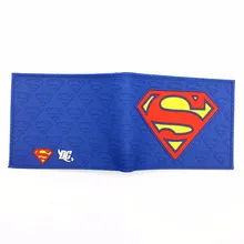 Кошелек в стиле аниме, комиксы, Супермен, кошелек в стиле аниме для молодых, держатель для карт, кошельки с биркой, цена в долларах