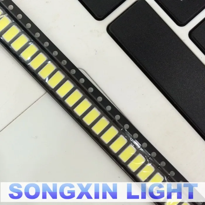 500 шт. 5630 SMD LED поверхностное крепление 5730 ультра Birght диод белый/теплый