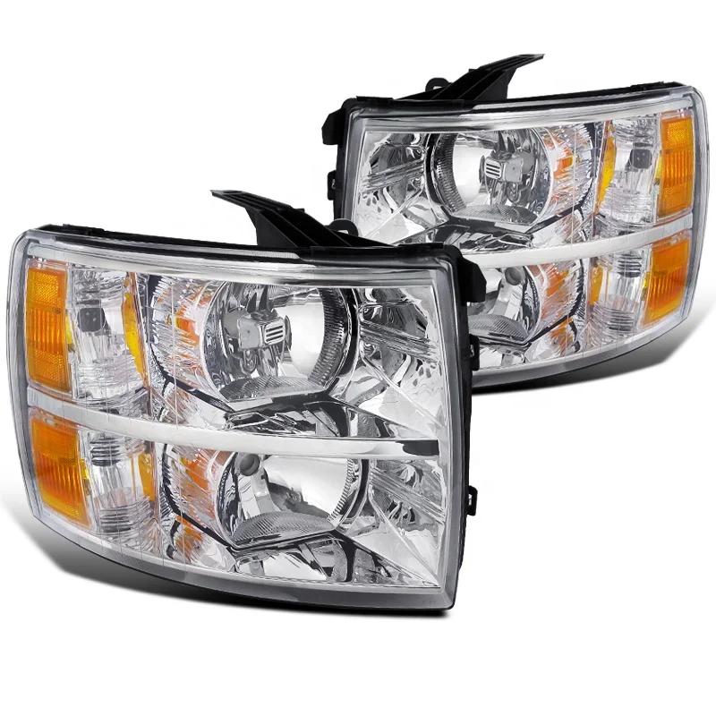 2/piece Car headlight assembly Headlight For 2007-2013 Chevy Silverado 1500 headlights head lamp | Автомобили и мотоциклы