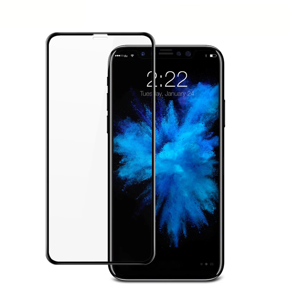 VRURC-9H-Tempered-Galss-For-iPhone-X-4D-Full-Screen-No-Notch-Screen-Protector-For-iPhone