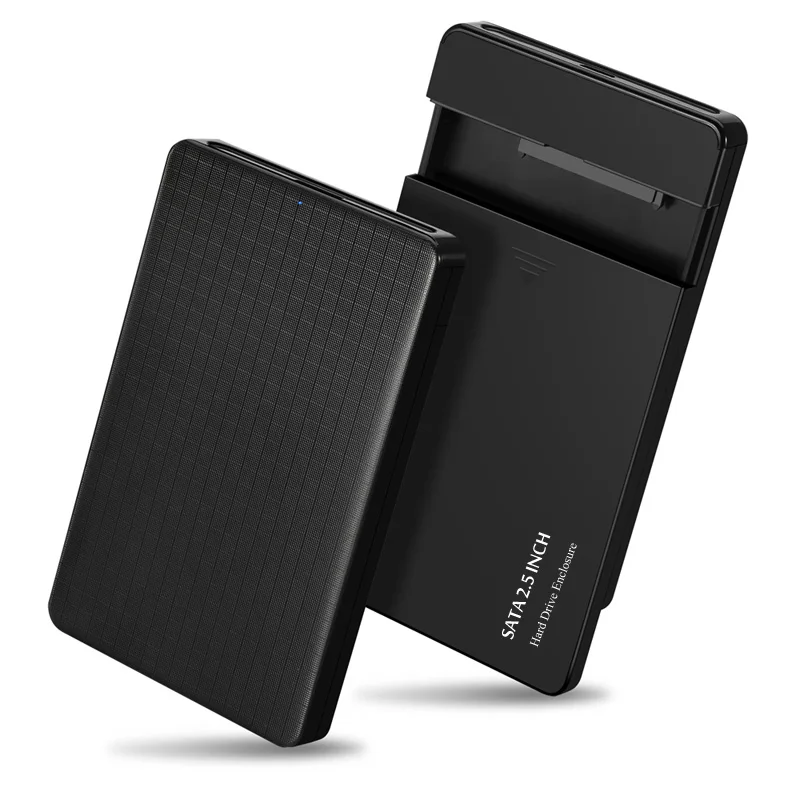 Топ в клетку на HDD чехол 2,5 дюймов SATA USB 3,0 SSD адаптер для SSD 1 ТБ 2 ТБ коробка для жесткого диска внешний корпус для жесткого диска