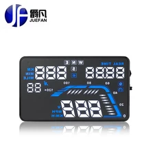 Juefan Q7 GPS HUD Head Up дисплей автомобиля Speed проектор на лобовое стекло GPS Спидометр Скорость движения километров высота