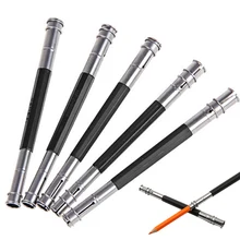 5 шт. удобный держатель из нержавеющей стали с двойной головкой длина карандаша ener длина удлинитель удлиняющее приспособление