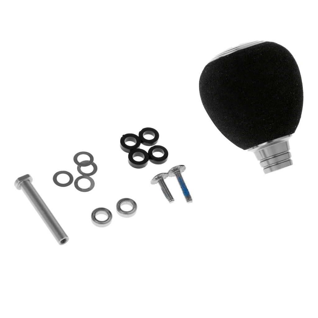 Reel Fishing Handle Ball Knob Replacement Power Handle Gear Anti-corrosion for Fishing Baitcasting Reel Stainless Steel Bearings