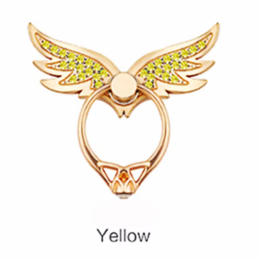 SIANCS Angel Wings Fashion 360 Degree Multi-function Metal Finger Ring Mobile Phone Ring Holder For iPhone Samsung Smart Phones SIANCS Angel Wings Fashion 360 Degree Multi-function Metal Finger Ring Mobile Phone Ring Holder For iPhone Samsung Smart Phones