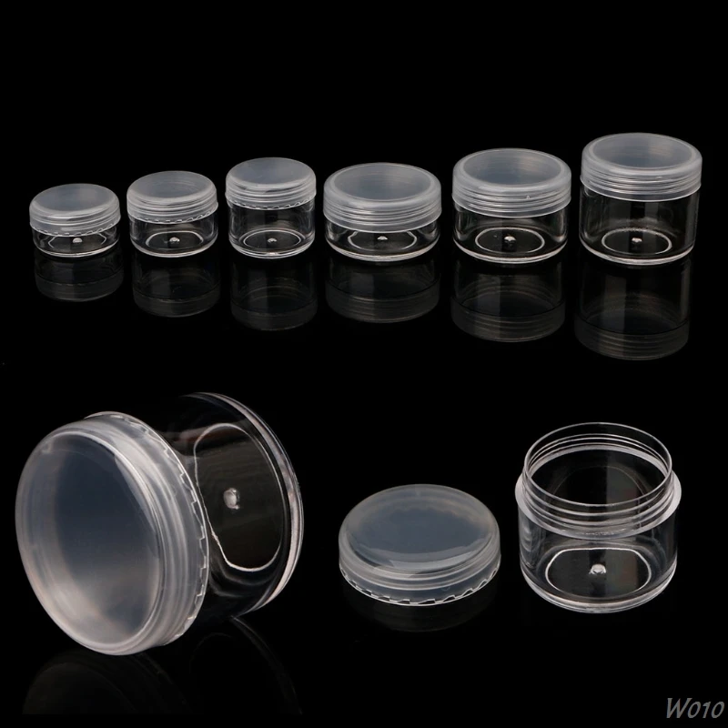 

Makeup Jar Mini Sample Bottle Travel Cosmetic Pot Face Cream Container Nail Box