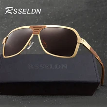 RSSELDN Men’s Sunglasses 2017 Designer Brand Vintage Men’s Sunglasses Polarized Sunglasses Men’s Polarized Sunglasses With BOX