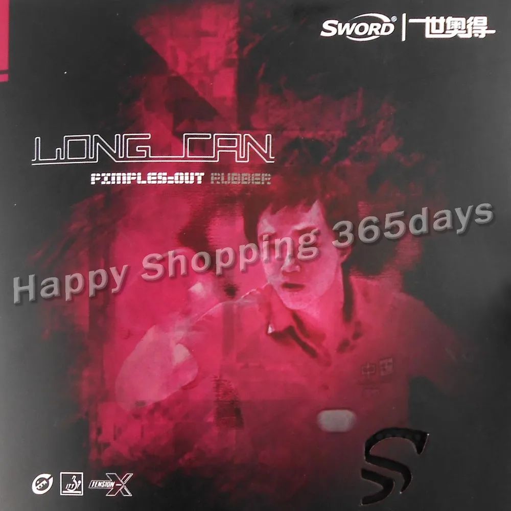 السيف طويلة يمكن قصيرة النقاط التدريجي تنس طاولة بينغبونغ المطاط