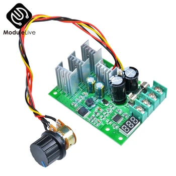 

DC 6-60V 30A Adjustable PWM Motor Speed Controller Module Dimmer Current Regulator Speed Control Governer+Display