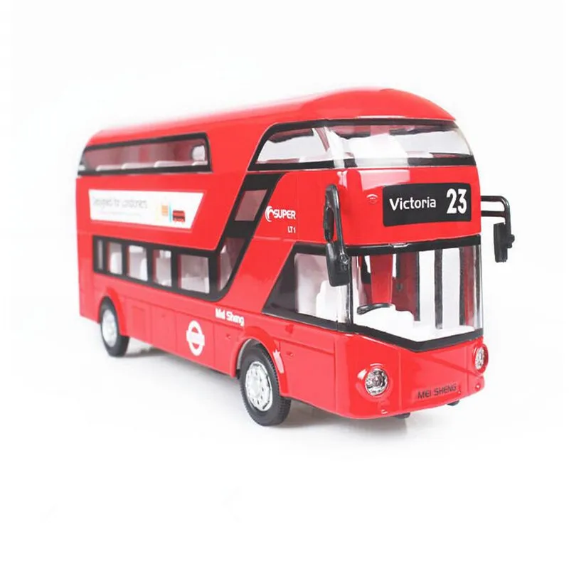 City Bus Music Light Toy Designed for Londoners Kids Children Playing Game (2)