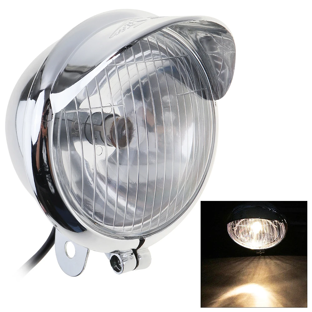 

Universal Retro Motorcycle Foglight Auxiliary Lamp Spotlight 4 Inch 10W 12V Light for Harley