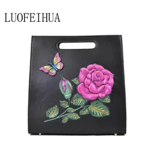 LUOFEIHUA новая кожаная сумка, оригинальная замшевая кожаная сумка-мессенджер с крокодиловым узором, дизайнерские сумки