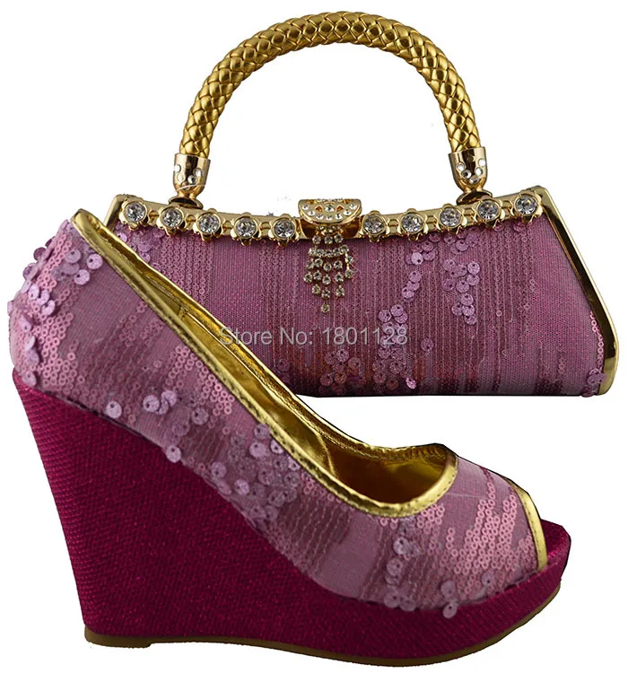 Doershow/Женская обувь и сумка комплект из туфель и сумочки в африканском стиле итальянский дизайн! Серебряный цвет, размер 38-42,! HMN1-5