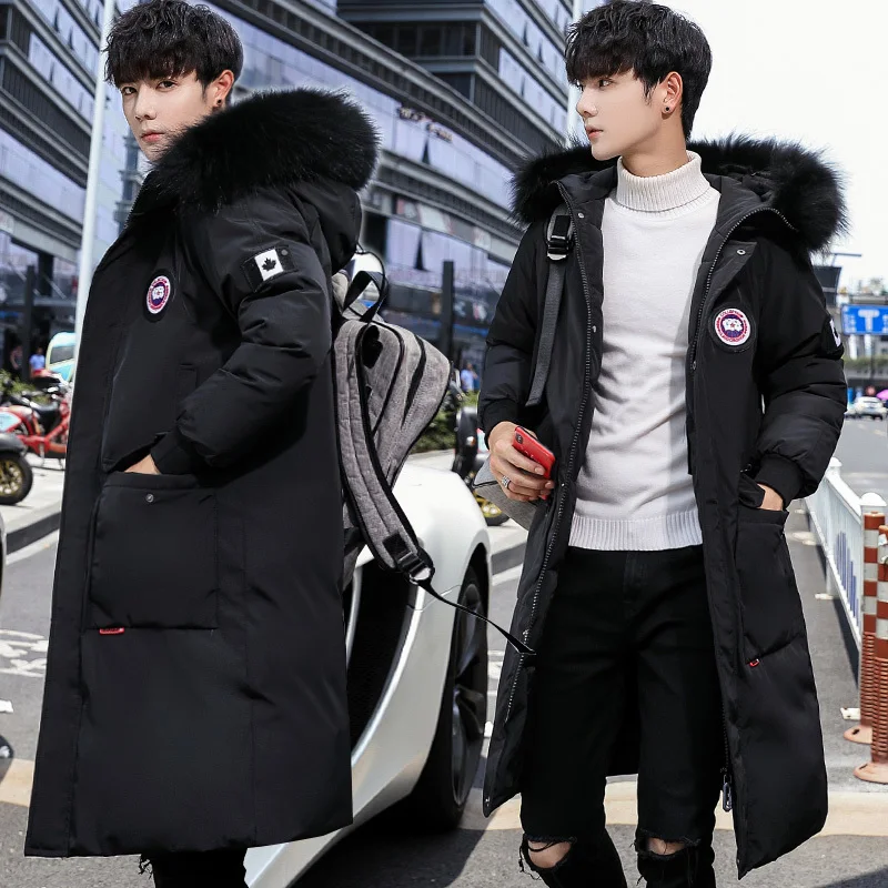 

Winter 2018 new youth fashion Korean version of men's casual plain printed baggy hat long-sleeve trend cotton clothes