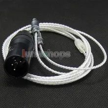 4pin XLR Male PCOCC+ посеребренный кабель для Sennheiser HD800 D1000 HD802 HD802s наушники гарнитура LN004732