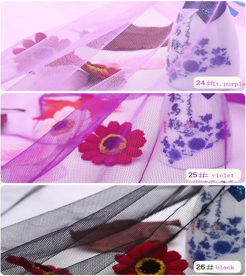 160cm*2m/Lot Soft Hexagonal Net Yarn Encryption Gauze Polyester Mesh Tulle Fabric DIY Sewing Tutu Party Wedding Dress Patchwork