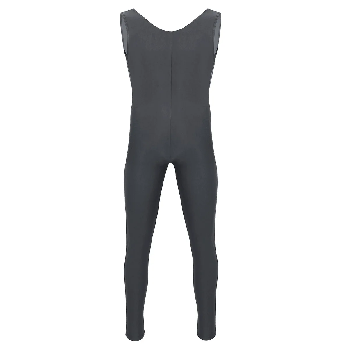 Mens Ballet Leotard Unitard Tight Bodysuit for Dancing Scoop Neck Skin-Tight Vest Male Gymnastics Ballet Leotard Dancewear mens ballroom clothes Stage & Dance Wear