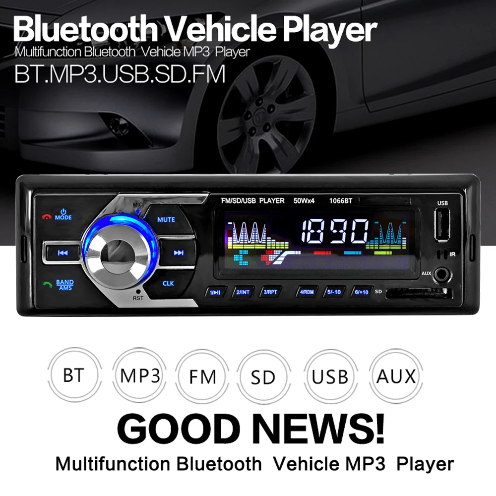 font b Car b font Radio Stereo Player Bluetooth Phone AUX IN MP3 FM USB