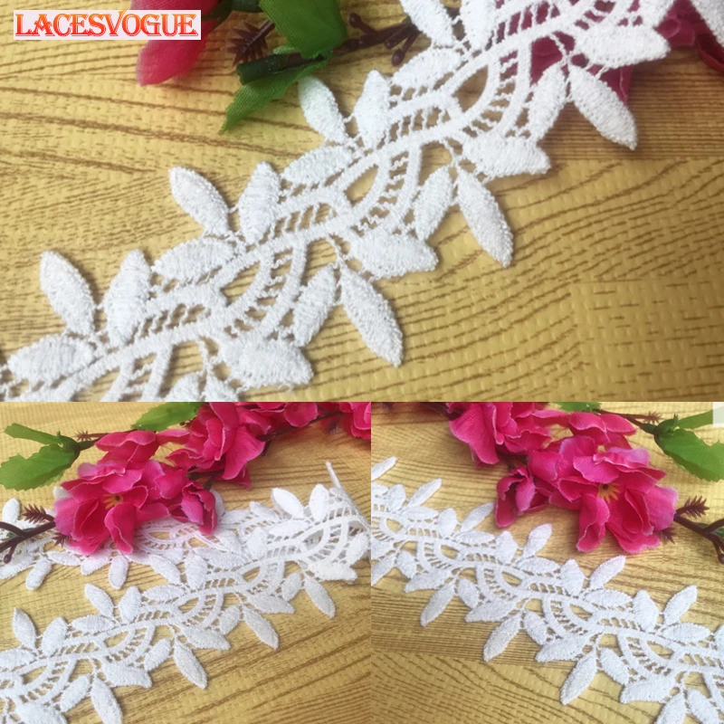 

19Yards 5.5cm Cotton Embroidery Lace Fabric Garment Needlework Sewing Patchwork DIY Handmade Accessories Clothes Decoration 671
