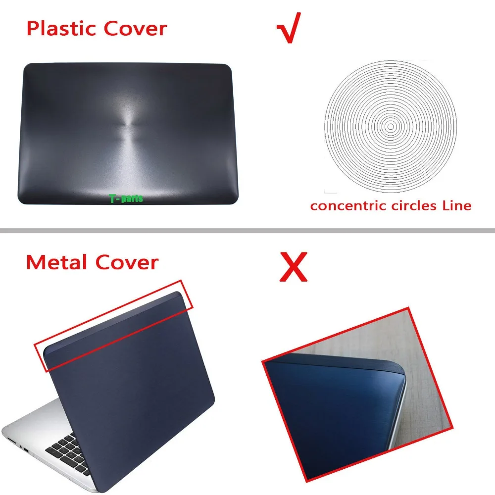 Оригинальная Новинка для ASUS A555L X555L K555L F555L W519L F554 R557 ЖК задняя крышка верхний