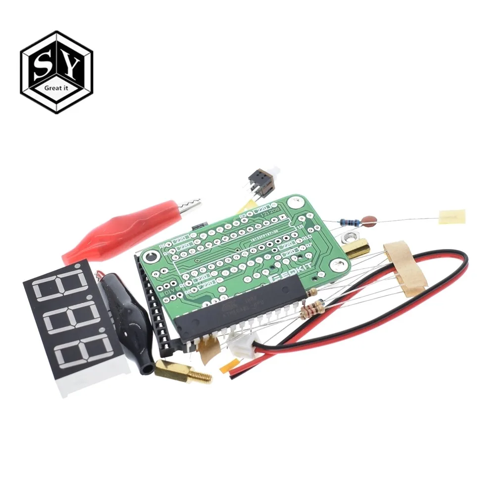 

GREAT IT 1 Set DC 3.5 ~ 25V VOT-8 DIY Voltmeter Kit Voltage Meter DIY Electronic Production Suite DIY KIT
