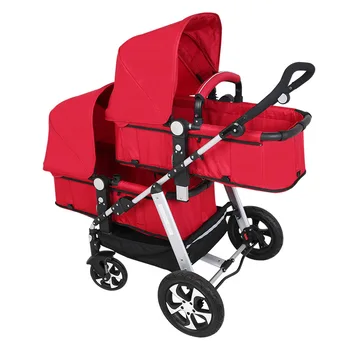 

Babyfond Twin Baby Stroller Can Sit And Lie The High Landscape Light And Shock Proof Folding Double Stroller