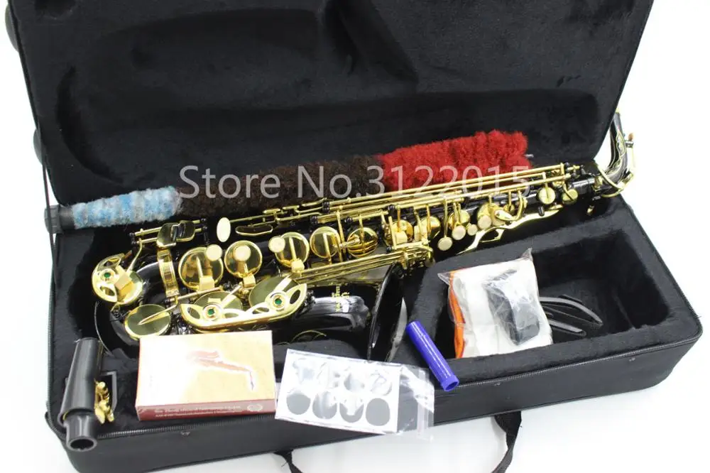 

Yanagisawa A-992 New Alto Saxophone High Quality Brass Musical Instrument Eb Tune Black Nickel Plated Body Gold Lacquer Key Sax