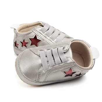 

High Quality Soft Soled Non-slip First Walker Baby shoes Five-pointed Star Casual Baby Shoes Toddler Shoes