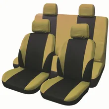 Универсальный чехол для автомобильных сидений 8 шт. чехлы для сидений переднее сиденье заднее сиденье подголовник чехол сетчатый черный и серый 6 стилей на выбор