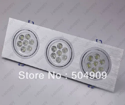 21w 3 7w 21 Led Tri Head Recessed Ceiling Cabinet Down Light
