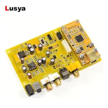 Тройной переключатель DAC декодер плата ES9038 Q2M DC 12 В поддержка волокна коаксиальный USB вход HiFi аудио усилитель доска