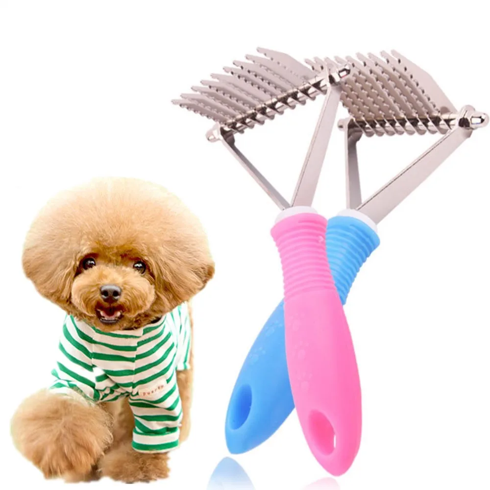 Stainless Steel Dog Comb For Doggy Hair Beauty Fur Caring Massage
