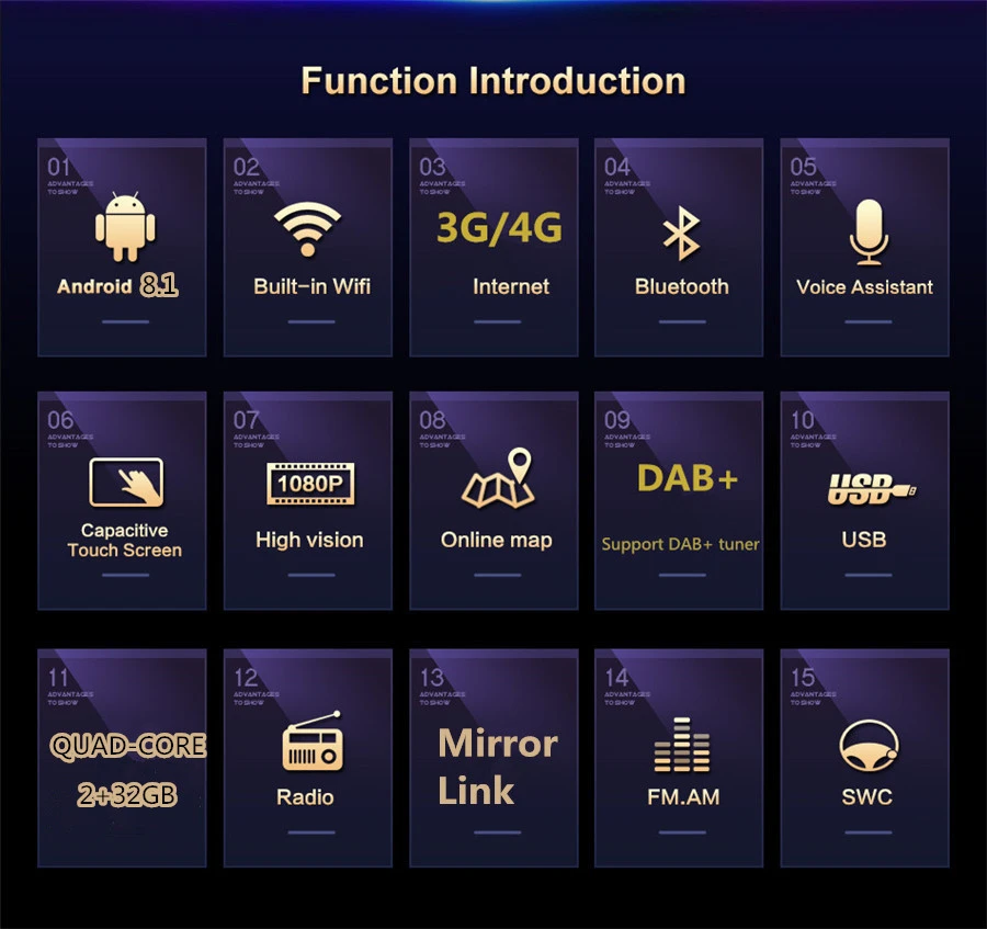 Sale Universal 1 DIN Android 8.1 10.1" Quad-core RAM 2GB ROM 32GB Adjustable Car Stereo Radio GPS Wifi 3G 4G BT DAB Mirror Link 28 Sale Universal 1 DIN Android 8.1 10.1" Quad-core RAM 2GB ROM 32GB Adjustable Car Stereo Radio GPS Wifi 3G 4G BT DAB Mirror Link 28
