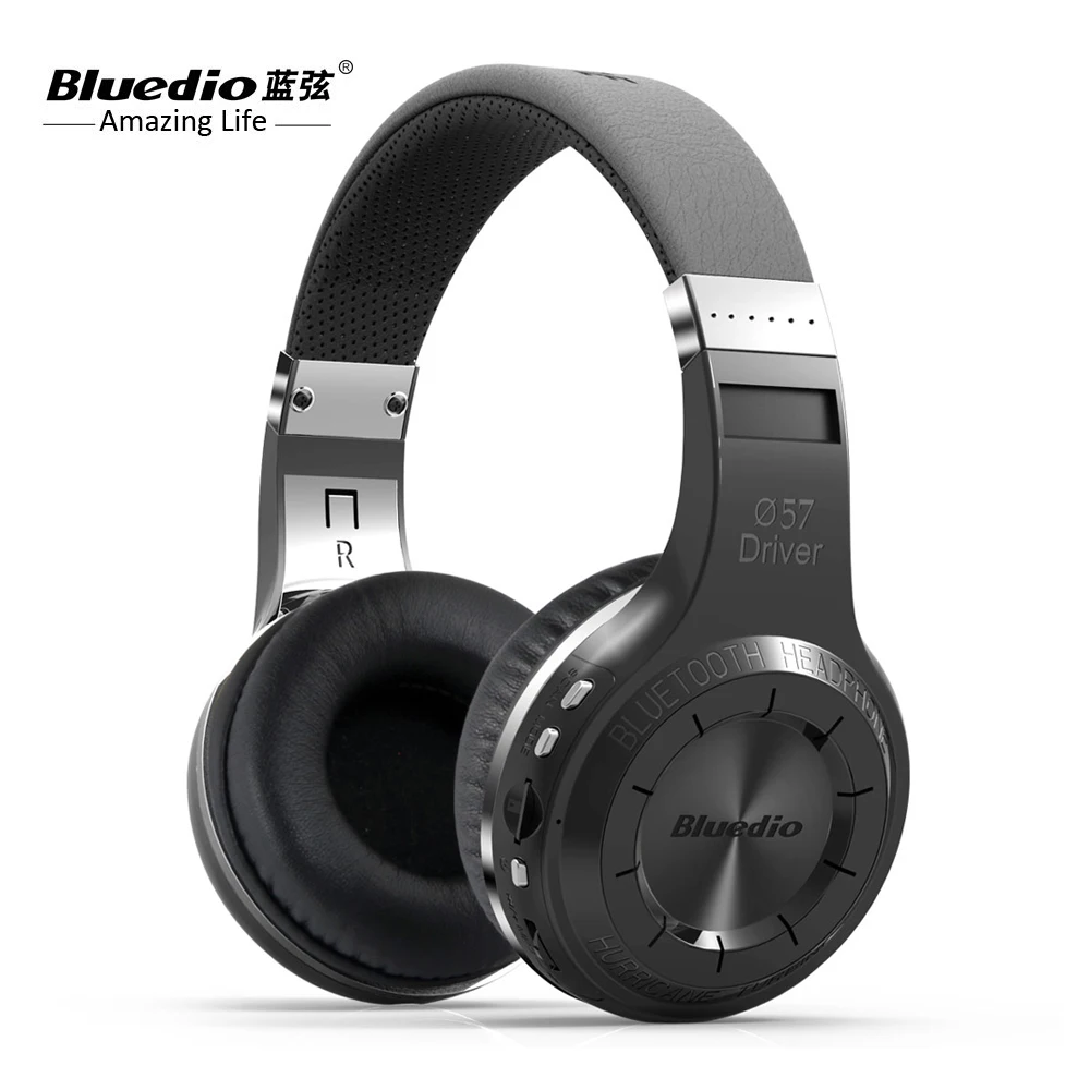 

Bluedio H+ Bluetooth Stereo Wireless headphones Built-in Mic Micro-SD/FM Radio BT4.1 Over-ear headphones