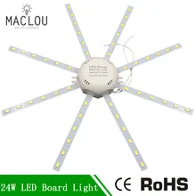 24W LED Lamp Octopus Light High Bright 220V 5730 SMD LED White Board Light Ceiling Lamp Energy Saving Expectancy Indoor For Home