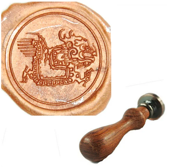 Personalized Name Customized Wax Seal Stamp Wedding Invitation Chinese Zodiac Dragon | Дом и сад