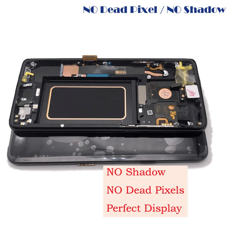 

SUPERAMOLED 2960*1440 LCD Display With Frame Digitizer Touch Screen Assembly for SAMSUNG Galaxy S9+ s9 plus G965 9650 S9 SM-G960