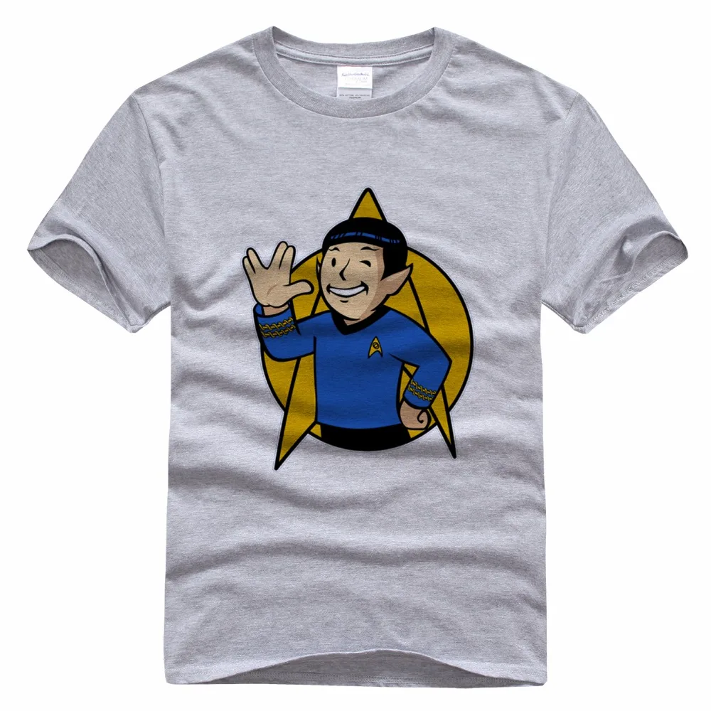 Star Trek T shirts Famous Sci fi Movie Star Trek T shirt Short Sleeve
