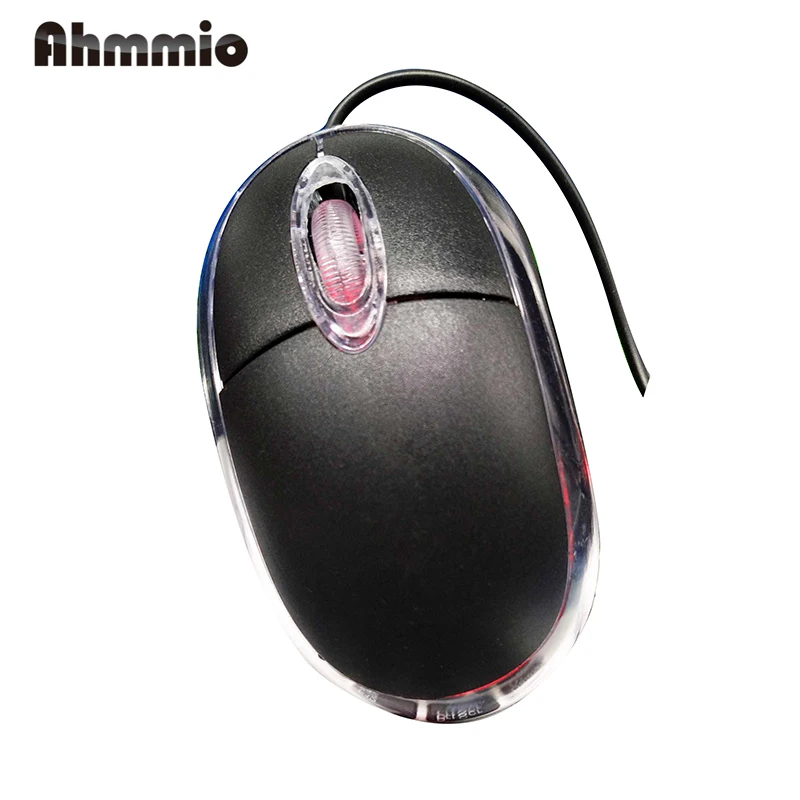 1200DPI 2 Buttons MINI Wired Mouse Optical office work Mouse lighing blue for PC Laptop Computer