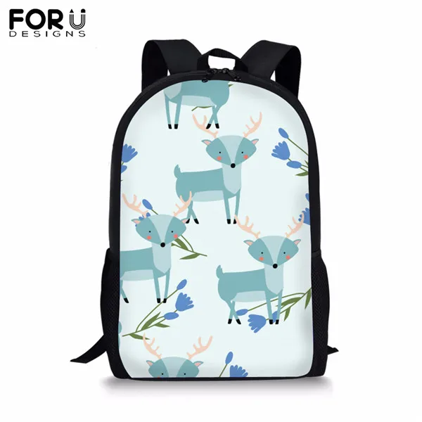 CDYH0678C FORUDESIGNS настроить 16 дюймов рюкзак для подростков девочек мальчиков красочный цветок школьная сумка Детский рюкзак - Цвет: CDYH0678C
