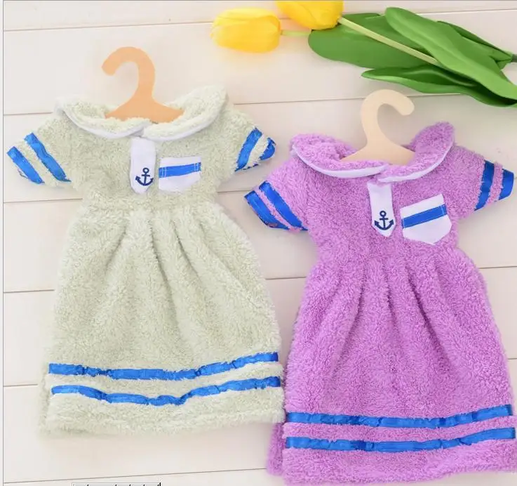 Princess Dress Hand Towel Hanging One piece Dress Shaped Hand Towel