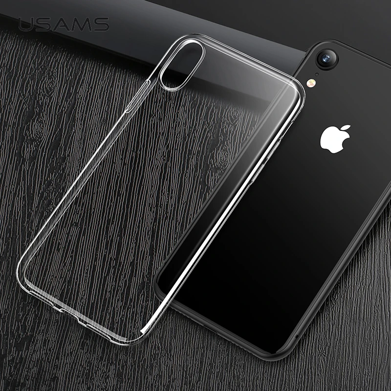 

USAMS Luxury TPU Case for iPhone X XS XR 8 7 6 5 SE 6S 5S Plus Ultra Thin Clear Soft Back Cover Coque Funda for iPhone XS MAX