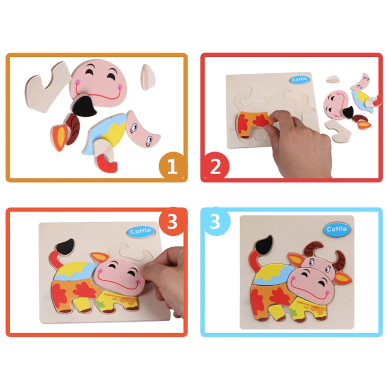 Wooden-3D-Puzzle-Jigsaw-Wooden-Toys-For-Children-Cartoon-Animal-Puzzles-Intelligence-Kids-Children-Educational-Toy