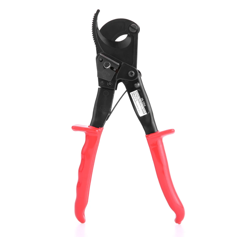 

Professional Heavy Duty 240mm Ratchet Cable Cutter Wire Cut Hand Tool for Cutting Copper and Aluminum Cable