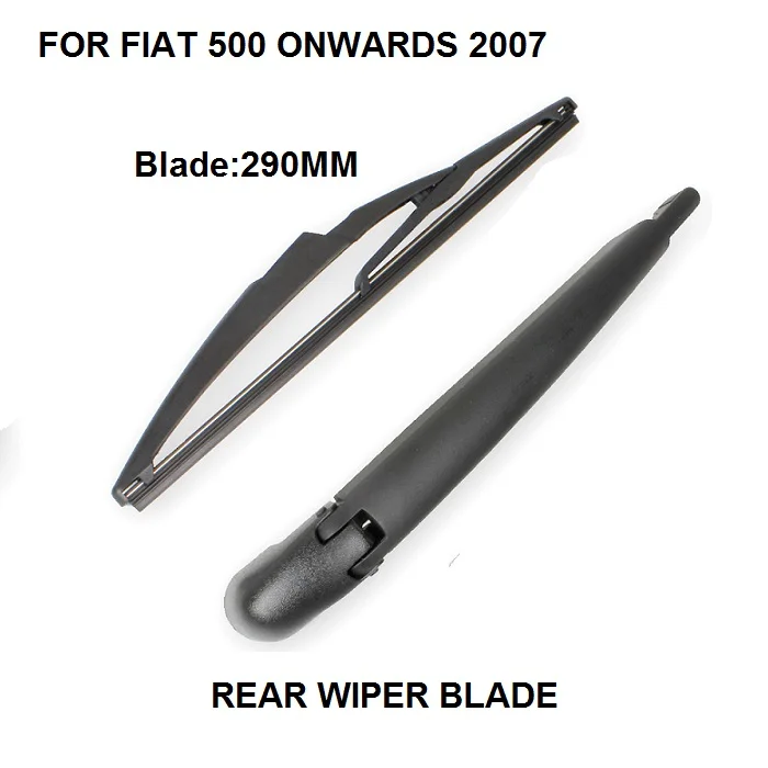 New BacK Wiper For Fiat 500 2007 2012 Rear Window Windshiel Wiper Arm + Bladein Windscreen New BacK Wiper For Fiat 500 2007 2012 Rear Window Windshiel Wiper Arm + Bladein Windscreen