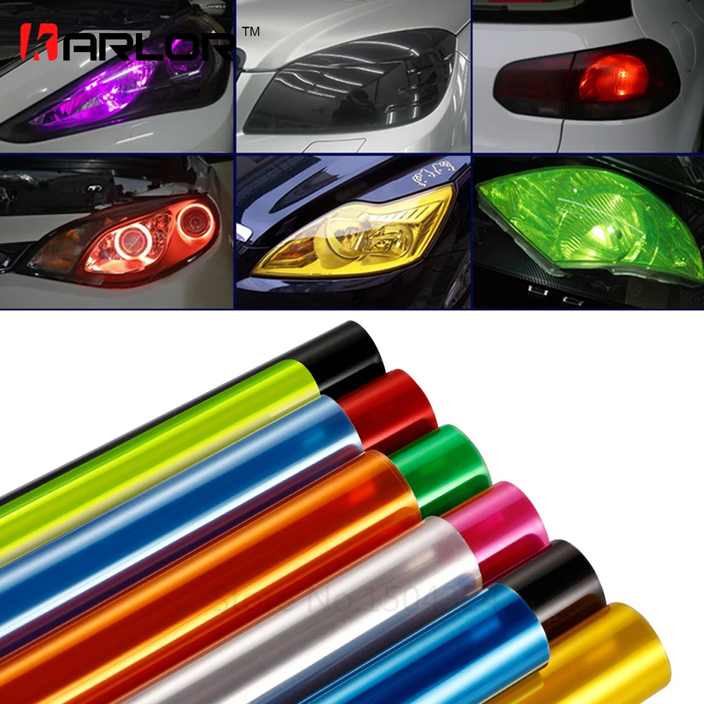 30cmX60cm Car Styling Fog Light Lamp HeadLight Taillight Film Sticker Decal YG 30cmX60cm Car Styling Fog Light Lamp HeadLight Taillight Film Sticker Decal YG